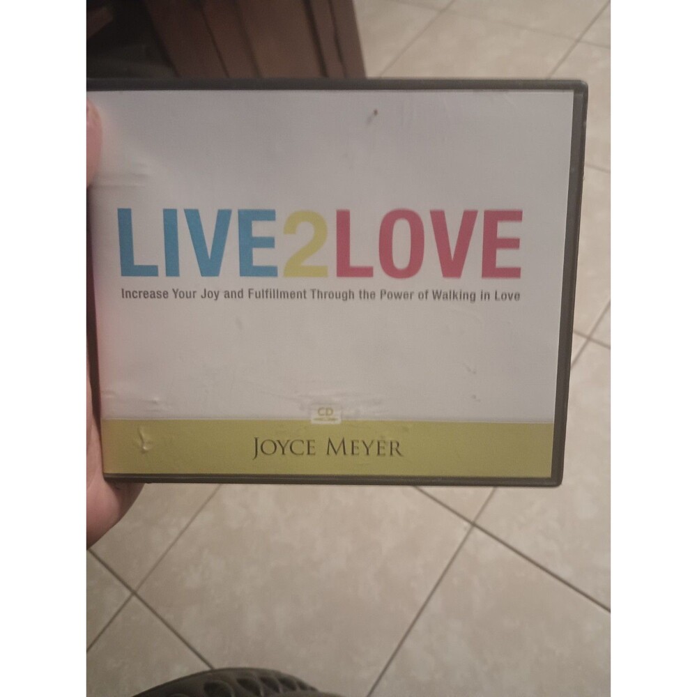 Joyce Meyer Live 2 Love 4 CD set  Christian inspirational teaching